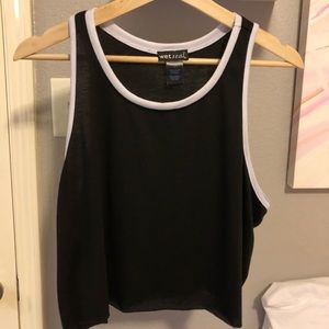 Black and white tank